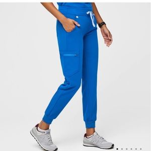 FIGS Zamora Jogger Scrub Pants Size XL Royal Blue